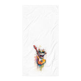 Violinist’s Vibrant Velour Towel